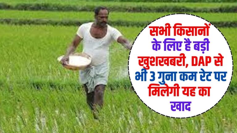 Farmer News: सभी किसानों के लिए है बड़ी खुशखबरी, DAP से भी 3 गुना कम रेट पर मिलेगी यह का खाद