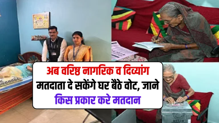 Postal Buddy: अब वरिष्ठ नागरिक व दिव्यांग मतदाता दे सकेंगे घर बैठे वोट, जाने किस प्रकार करे मतदान